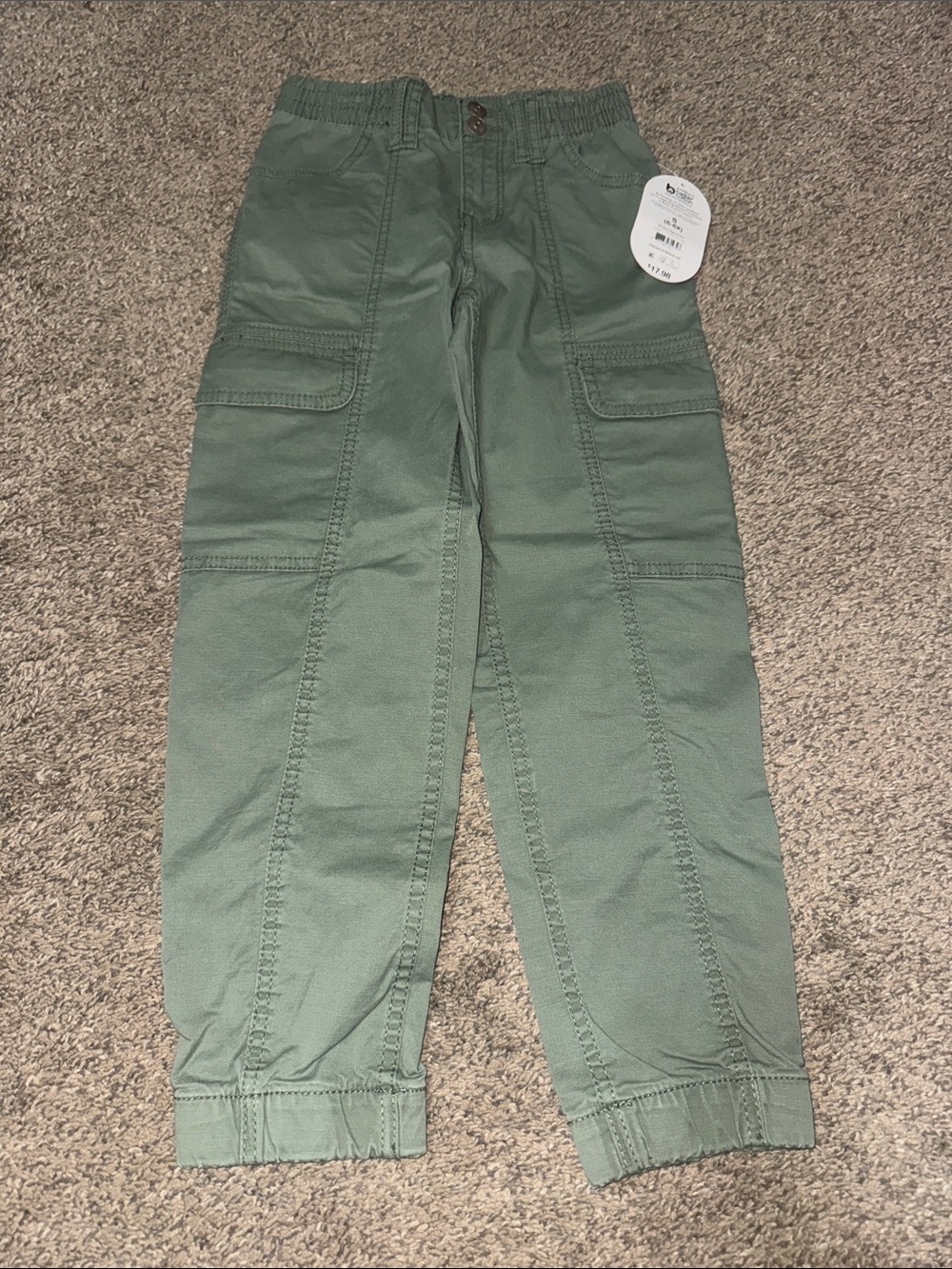 NWT Wonder Nation girls Cargo Jogger Pants - Green